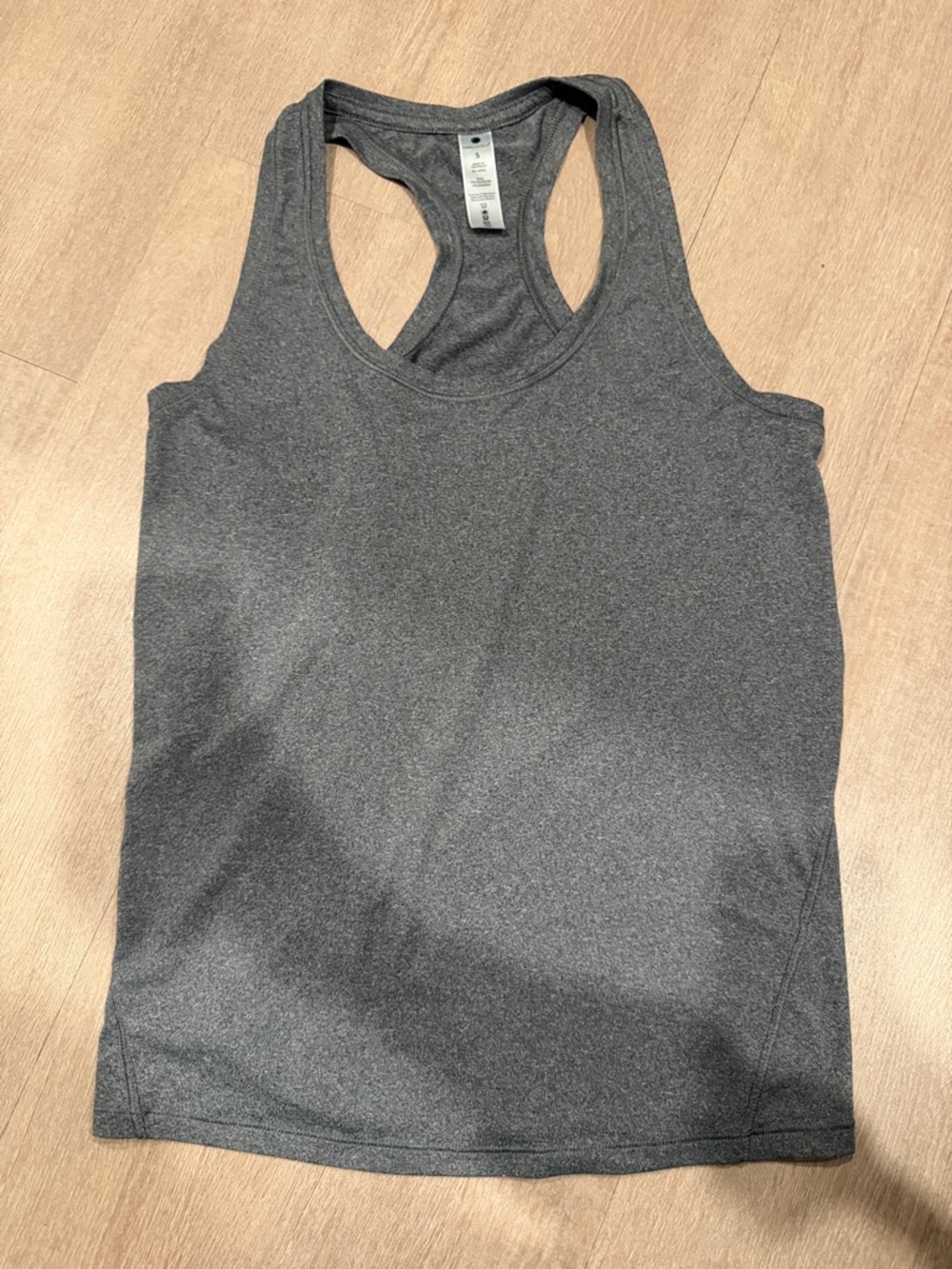 Yogalicious Charcoal Gray Racerback Tank - Active Women's Top- Size Small!